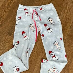 Bluenotes fuzzy lama pyjama bottoms🦜